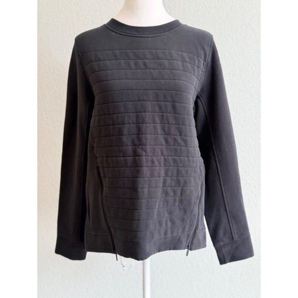 Lululemon Fleece Be True Crew Quilted Sweatshirt Size 6